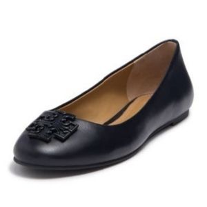 NIB Tory Burch Melinda Ballet Flats Coated Powder
